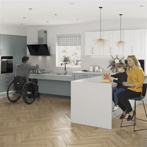 Adapted Kitchens For The Disabled Design Installation