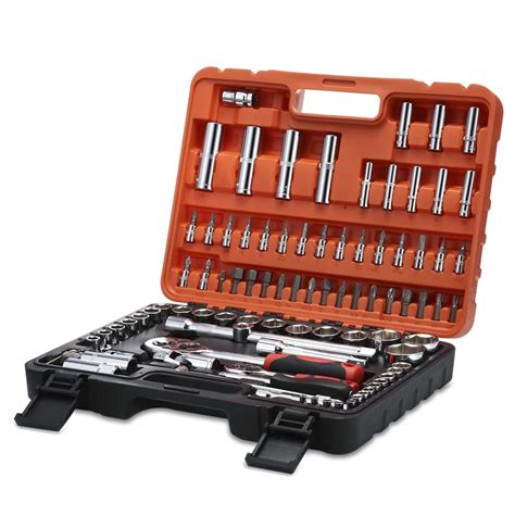 94pcs Set Socket Set Multifunction Repair Tool Kit Ratchet Torque