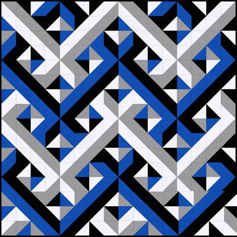 Interwoven Bigger Quilt Pattern Free