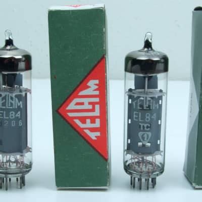 Telam Philips Trio Of NOS EL84 6BQ5 Power Output Pentodes Reverb