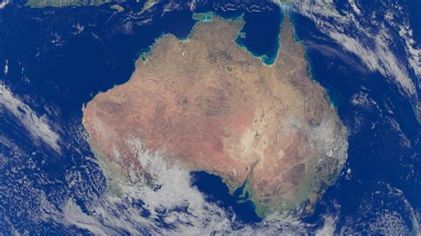 Satellite View of Australia from Space · Free Stock Photo