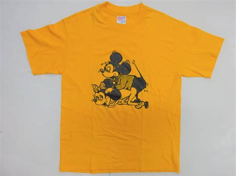 ビンテージ 80~90年代 激レア ミッキーマウス ミニーマウス パロディ Tシャツ サイズl Vintage ディズニー Ed Roth