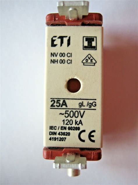 NH00 Sicherung Sicherungseinsatz NH 25A 35A 50A 63A 80A 100A125A