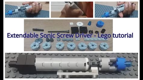 Extendable Sonic Screwdriver 10th Doctor Lego Tutorial Youtube