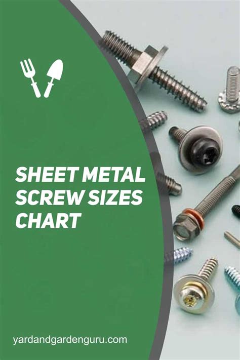 Sheet Metal Screw Sizes Chart