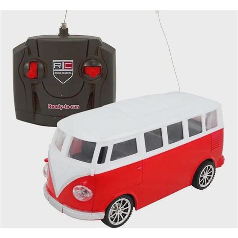 Carrinho Kombi De Controle Remoto Total Fun Es Acende Farol