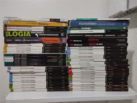 Livros Conjunto Completo Poliedro Livro Poliedro Usado 84316199 Enjoei