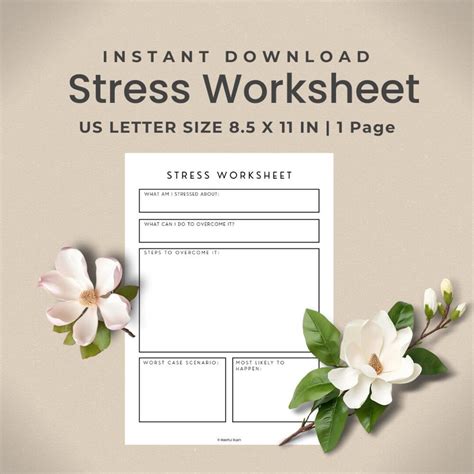 Stress Worksheets For Adults Pdf Stress Management Worksheets Pdf Stress Management Worksheets