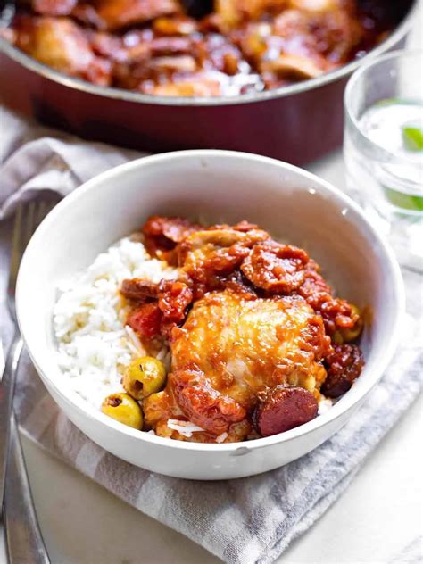 Easy Spanish Chicken Stew With Chorizo A Taste For Travel