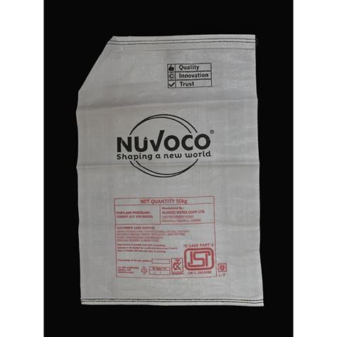 Self Closing Pp Valve Sack Woven Bag Empty Cement Bag Polypropylene