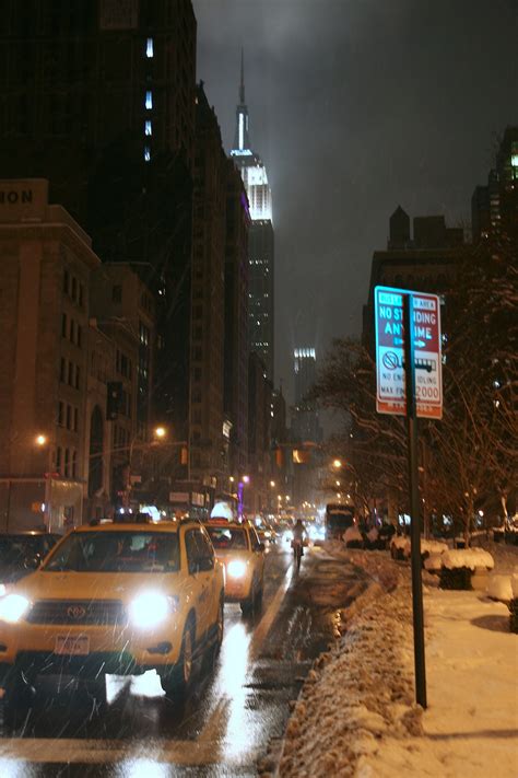 Free Images Snow Road Skyline Traffic Street Night Morning