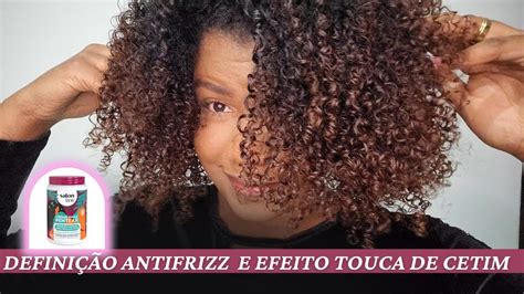 Creme Para Pentear Definição Antifrizz Efeito Touca De Cetim