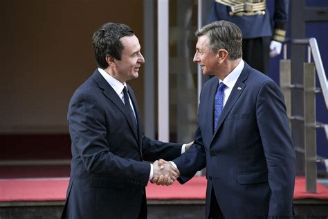 Prime Minister Kurti Hosted The President Of Slovenia Borut Pahor In