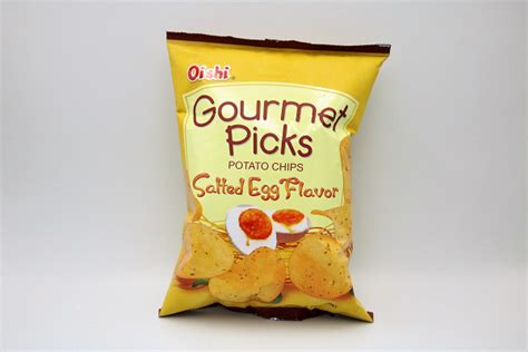 Oishi Gourmet Picks Potato Chips Salted Egg Salangi Ko Pu