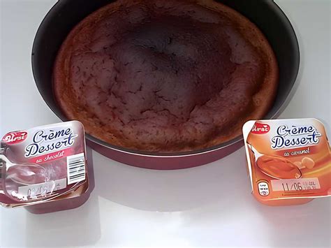 Recette De Gateau Fondant Caramel Et Pointe De Chocolat A La Danette