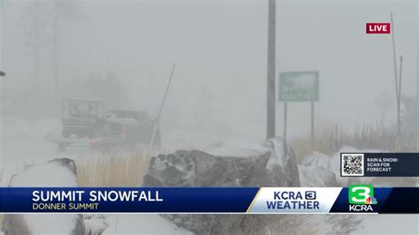 Snow piles on in Donner Summit area