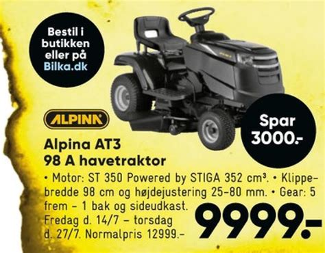 Alpina Havetraktor Tilbud Hos Bilka