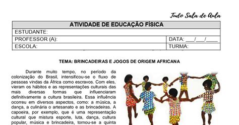 Brincadeiras De Matriz Africana FDPLEARN