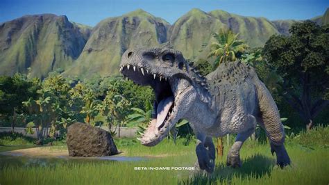 First Look Indominus Rex From Jurassic World Evolution 2 Jurassicworldevo