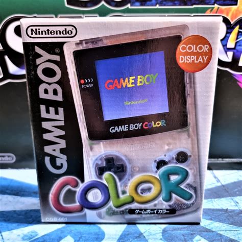 Nintendo Game Boy Color Transparente Jap Boîte