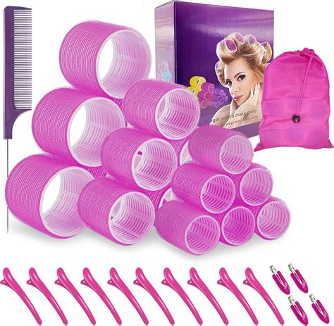 Amazon Pcs Hair Roller Set Hair Curlers Rollers For Hair