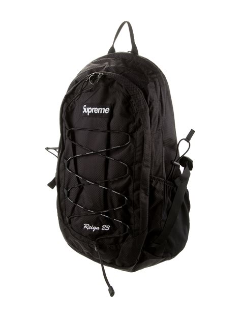 Supreme Ss22 Reign 23 Backpack W Tags Black Backpacks Bags Wspme49232 The Realreal