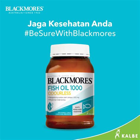 Jual Blackmores Odourless Fish Oil 1000 200 Kapsul Di Seller