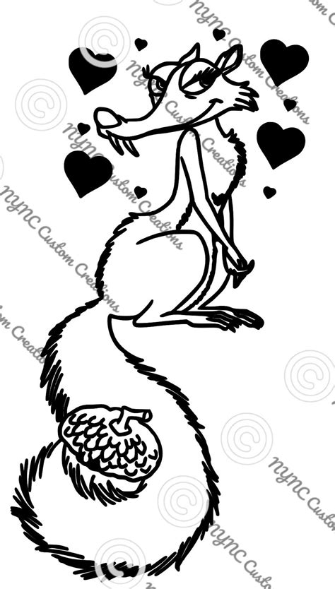 Female Squirrel Ice Age - Etsy