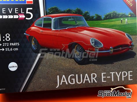 Revell 07717 Car Scale Model Kit 1 8 Scale Jaguar E Type Coupe Ref