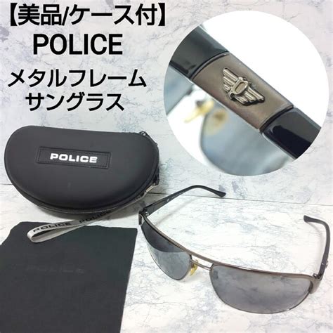 Police 【美品ケース付】police ポリス サングラス アイウェア 伊達メガネの通販 By Start Up Shop｜ポリスならラクマ