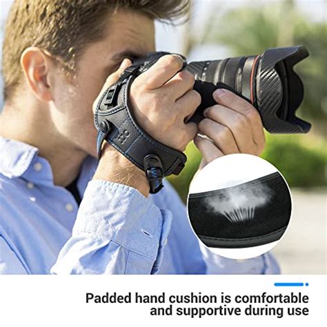 JJC Deluxe DSLR Camera Hand Strap With Quick Release Plate For Canon