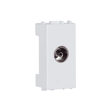 Havells Crabtree Signia TV Socket 1M Support Modules White