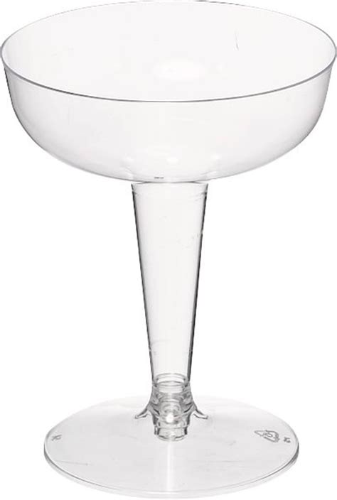 Big Party Pack Plastic Reusable Champagne Coupe Clear 4 Oz 32 Pk For Christmas Thanksgiving