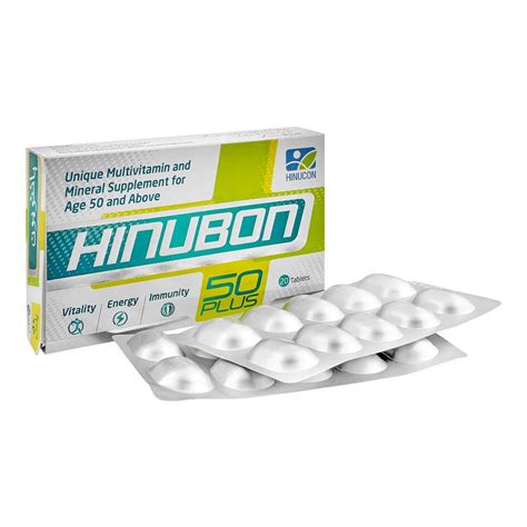 Purchase Hinucon Hinubon 50 Plus Tablet 20 Pack Online At Best Price