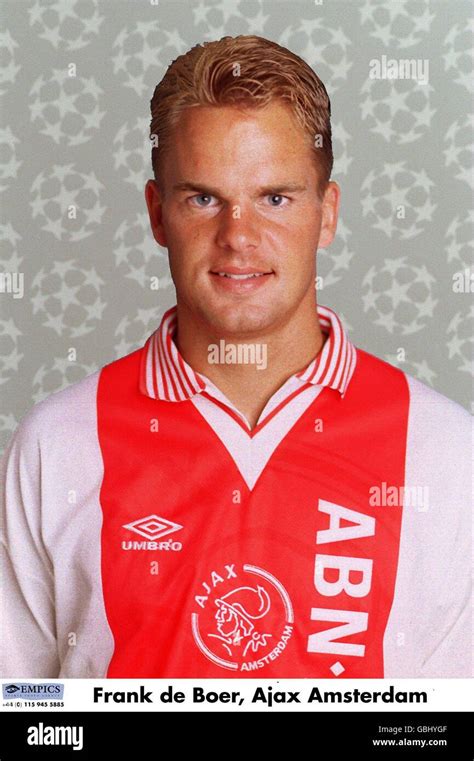 UEFA Champions League 1995 96 Frank De Boer Ajax Amsterdam Stock