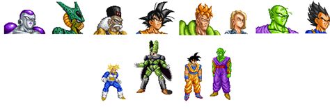 Dragon Ball Z Super Butouden Old Sprites