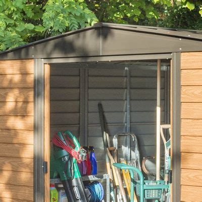 Rowlinson Woodvale Metal Apex Shed X One Garden