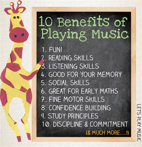 Ten Benefits Of Music Lessons - Let's Play Music