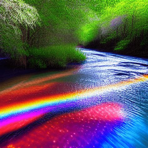 Rainbow River Graphic · Creative Fabrica