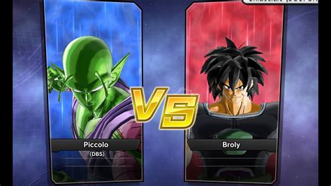 Xenoverse 2 Requested Match PC Piccolo DBS Vs Broly YouTube