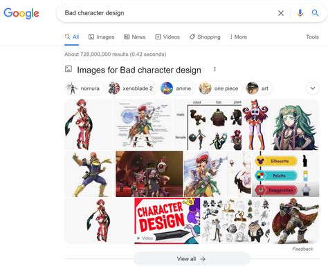 Google results for "Bad character design"... (yes, really) : r/SmashBrosUltimate