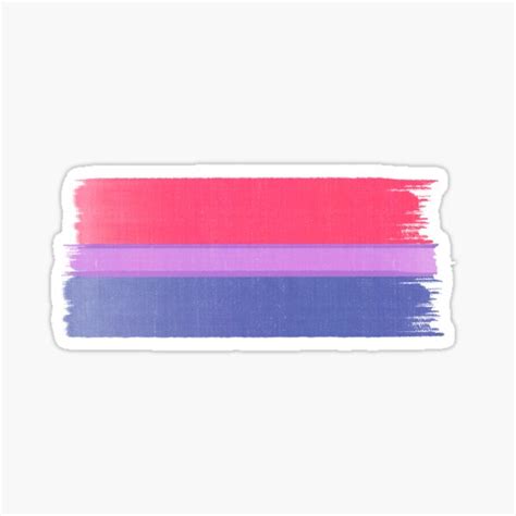 Abstract Bi Pride Flag Sticker For Sale By Funcarstickers Redbubble