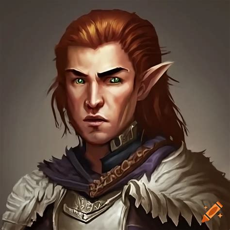 Strong Half Elf Male Paladin Dungeons And Dragons 4k Resolution