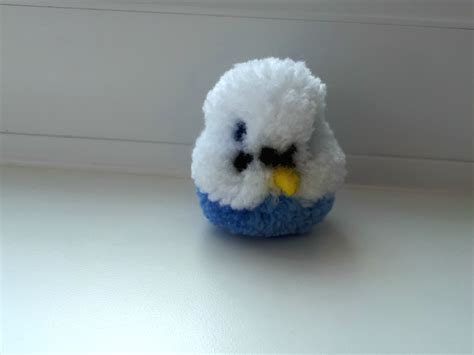 Pom Pom Bluey The Budgie by Rosi. I made this starting with the basic ...