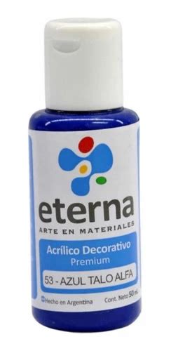 Acrilico Decora Eterna Azul Talo Alfa X Ml Tolken Srl