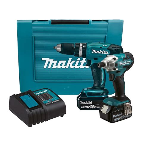 Makita Lxt 18v Li Ion Lxt Cordless Combi Drill Impact Driver Dlx2336st