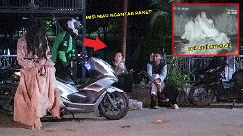 Prank Ojek Antar Paket Kuntilanak Ke Orang Lagi Ena Ngakak Lari Kocar