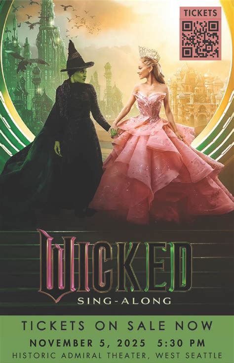 Wicked Sing-Along: A Fundraiser at the Historic Admiral Theatre at