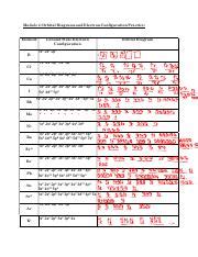 Orbital Diagram and Electron Config Practice 2020-1 - Copy.pdf - Module ...