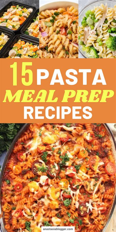 Cheap And Healthy Pasta Meal Prep Recipes Recipe Meals Dinner